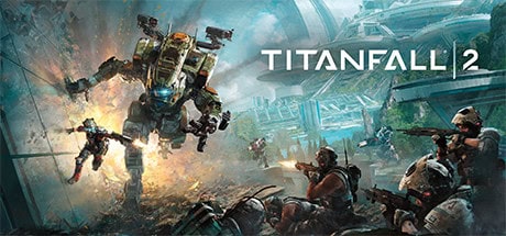 Visuel officiel de Titanfall 2 avec un pilote et son titan